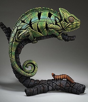 Image of Edge Sculpture By Enesco Chameleon Figurine