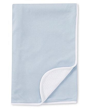 Image of Edgehill Collection Baby Boys Solid Swaddle Blanket