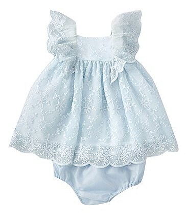 Image of Edgehill Collection Baby Girls Newborn - 24 Months Lace Cap Sleeve Dress