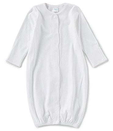 Image of Edgehill Collection Supima Cotton Baby Girls Newborn-6 Months Supima Gown
