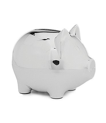 Image of Edgehill Collection Silver Piggy Bank