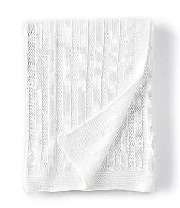 Image of Edgehill Collection Stripe Knit Baby Blanket