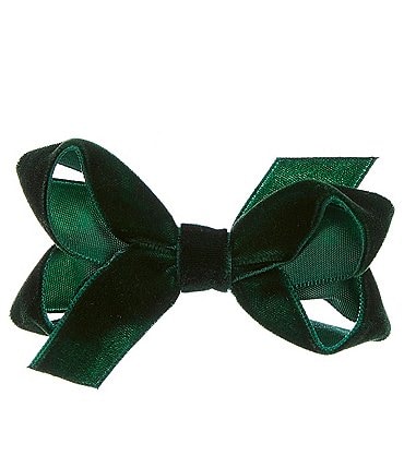 Image of Edgehill Collection x Darby Fallon Clark Baby Girls Cindy Velvet Hair Bow