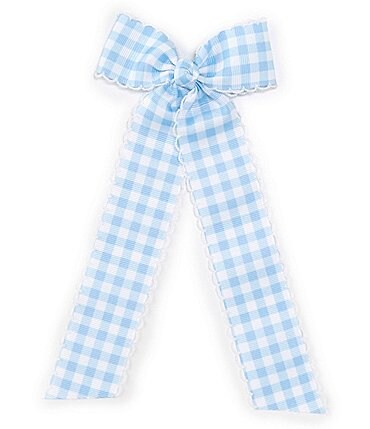 Image of Edgehill Collection x The Broke Brooke Girls Gingham Hair Bow
