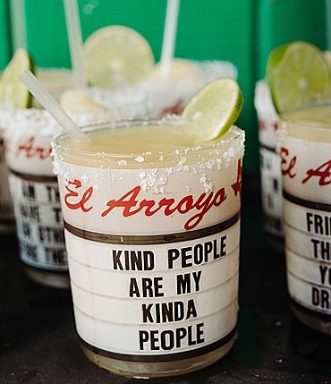 Image of El Arroyo Best Friends Acrylic Sign Cups, Set of 4