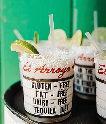Image of El Arroyo Tequila Sun Acrylic Cups, Set of 4