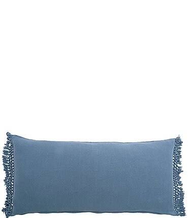 Image of ELISABETH YORK Lavato Fringed Bolster Pillow