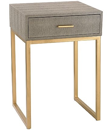Image of Elk Home Faux Shagreen Side Table