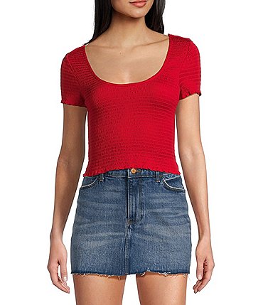 Image of Evolutionary Short Sleeve Solid Smock T-Shirt