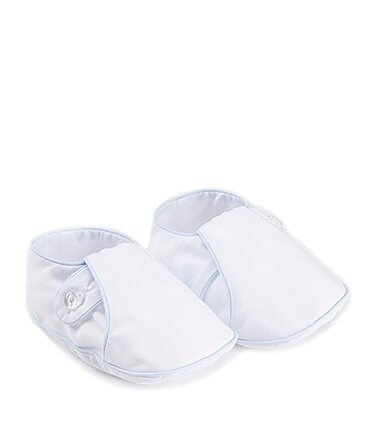 Image of Feltman Brothers Boys' T-Strap Button Booties (Infant)