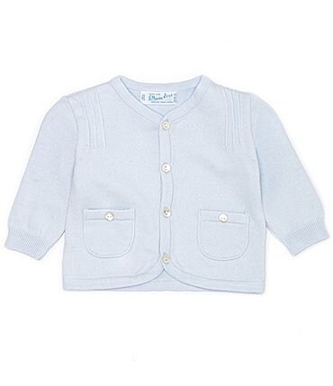 Image of Feltman Brothers Baby Boys Newborn Knit Pocket Cardigan