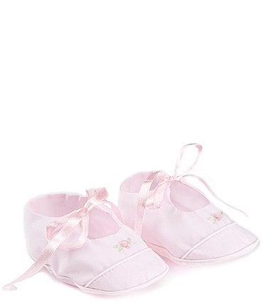 Image of Feltman Brothers Girls' Mary Jane Rose Flower Detail Booties (Infant)