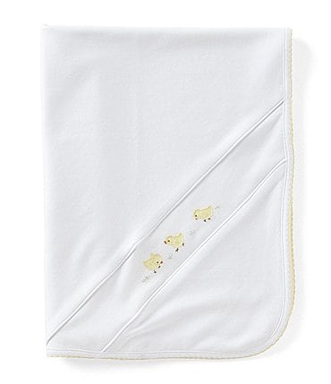 Image of Feltman Brothers Baby Chick Embroidered Blanket