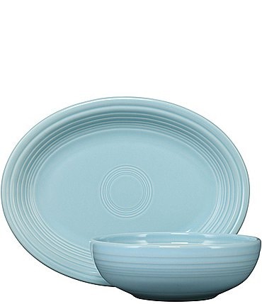 Image of Fiesta 2-Piece Oval Platter & Bistro Bowl Serve Set