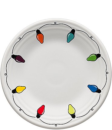 Image of Fiesta Christmas Lights 9" Luncheon Plate