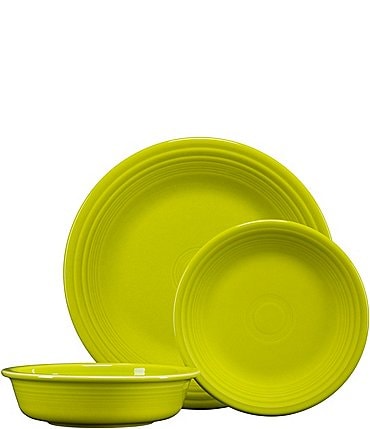 Image of Fiesta Classic Rim 3pc Place Setting, Service For 1