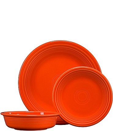 Image of Fiesta Classic Rim 3pc Place Setting, Service For 1