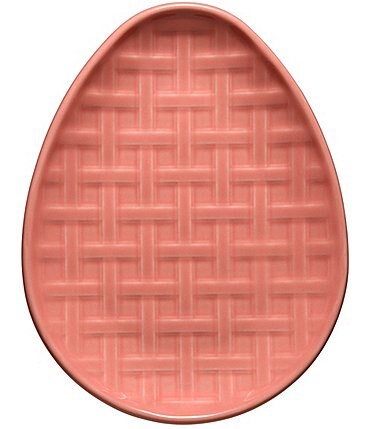 Image of Fiesta Embossed Egg Shaped Plate, 10"
