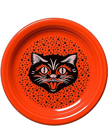 Image of Fiesta Halloween Black Cat  6.5" Appetizer Plate