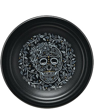 Image of Fiesta Halloween Skull and Vine Luncheon Plate