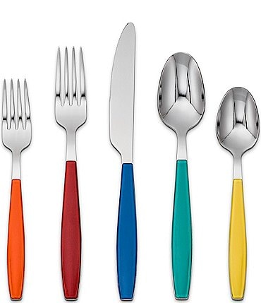 Image of Fiesta Jamboree 20-Piece Stainless Steel Flatware Set