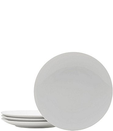 Image of Fitz and Floyd Everyday White Coupe Dinner Plates, Set of 4