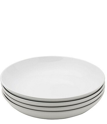Image of Fitz and Floyd Everyday White Dinner Bowls, Set of 4