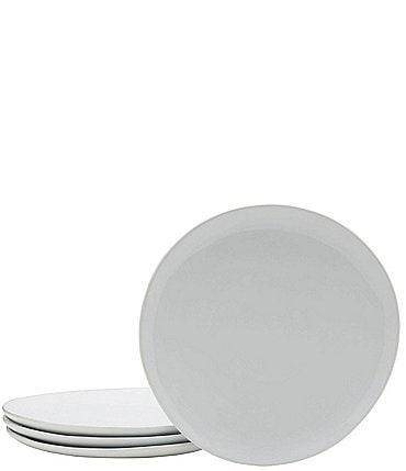 Image of Fitz and Floyd Everyday White Organic Dinner Plates, Set of 4
