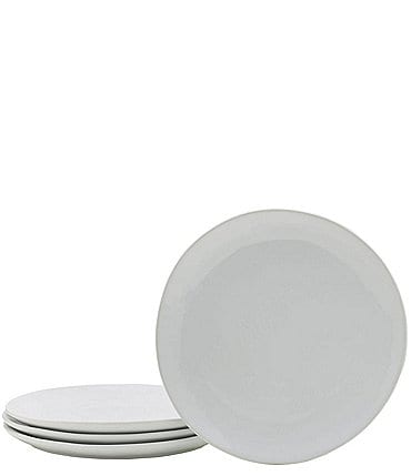 Image of Fitz and Floyd Everyday White Organic Salad Plates, Set of 4
