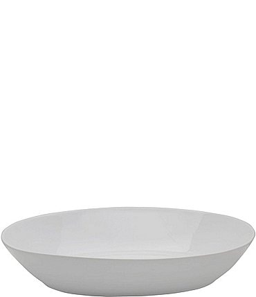 Image of Fitz and Floyd Everyday White Oval Serving Bowl, 14.25"