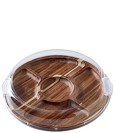 Image of Farberware Round Build-A-Board Lock Lid Platter