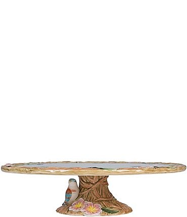 Image of Fitz and Floyd Toulouse Footed Remail Bird Cake Plate
