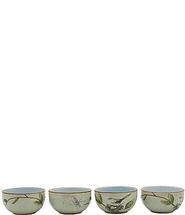 Image of Fitz and Floyd Toulouse Green Small Bowls, Set of 4