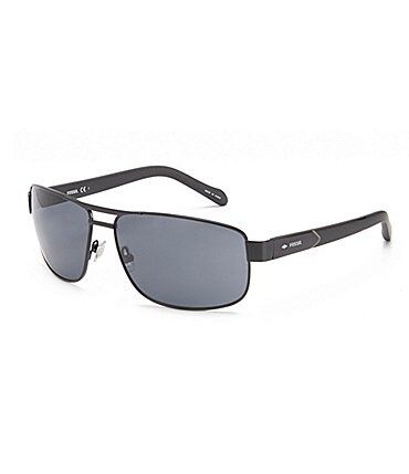 Image of Fossil Matte Rectangle Sunglasses