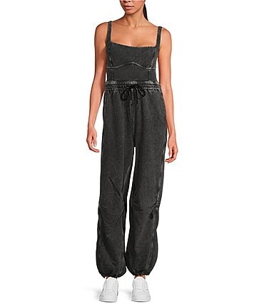 Image of FP Movement Stretch Square Neck Sleeveless Pull-On Onesie