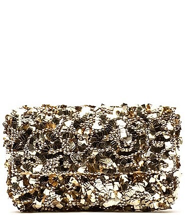 Image of FRANCES VALENTINE Stardust Sequin Shoulder Clutch Bag