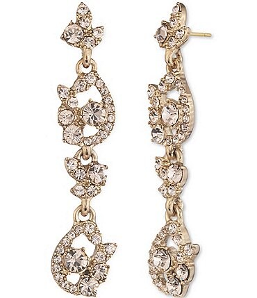 Image of Givenchy Cluster Linear Earrings