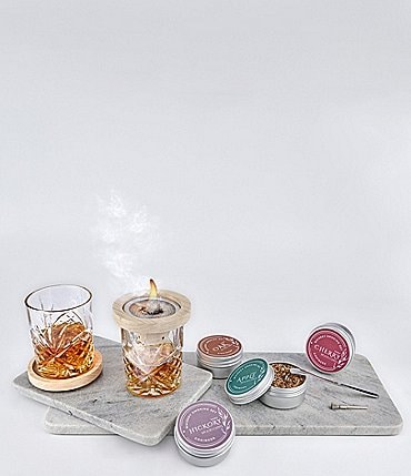 Image of Godinger 9-Piece Whiskey Smoker Set