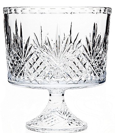 Image of Godinger Dublin Crystal Gourmet Footed Trifle Bowl