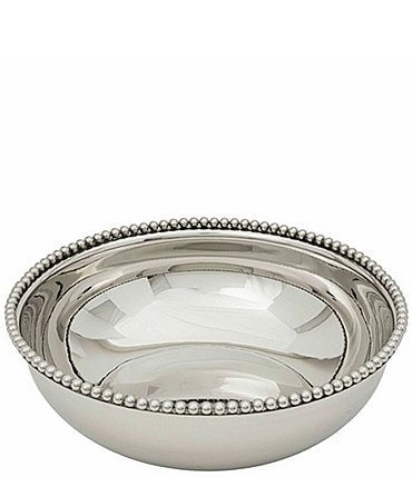 Image of Godinger Perles Stainless Steel Serving Bowl 11"