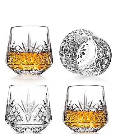 Image of Godinger's Dublin Stemless Whiskey Glasses, Set of 4