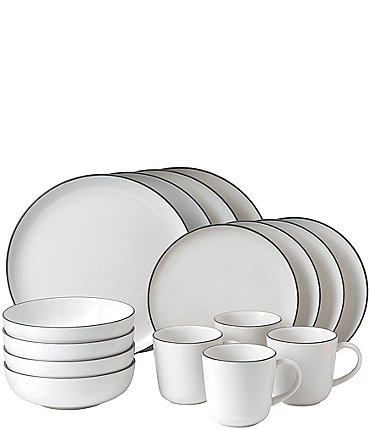Image of Gordon Ramsay by Royal Doulton Bread Street White 16-Piece Dinnerware Set