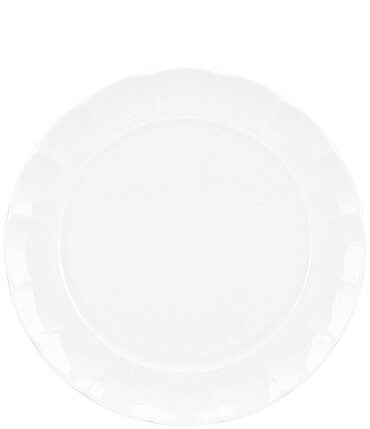 Image of Gorham Manor Scalloped Bone China Dinner Plate