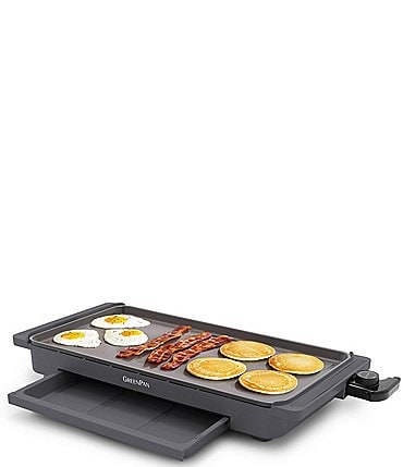 Image of GreenPan Advanced Griddle with Warming Drawer