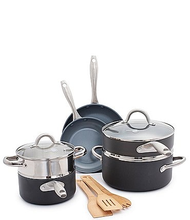 Image of GreenPan Lima Ceramic Nonstick 12-Piece Cookware Set