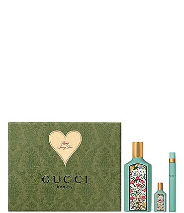 Image of Gucci Women's 3-Piece Flora Gorgeous Jasmine Eau de Parfum Spring Gift Set