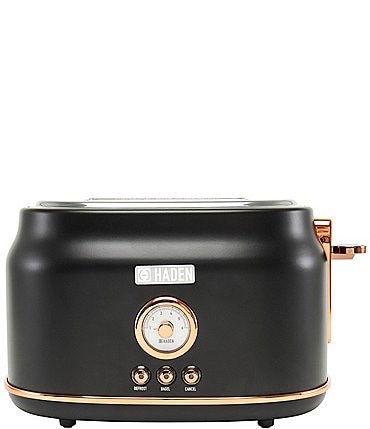 Image of Haden Dorset 2 Slice Toaster Stainless Steel Wide Slot with Removable Crumb Tray and Control Settings