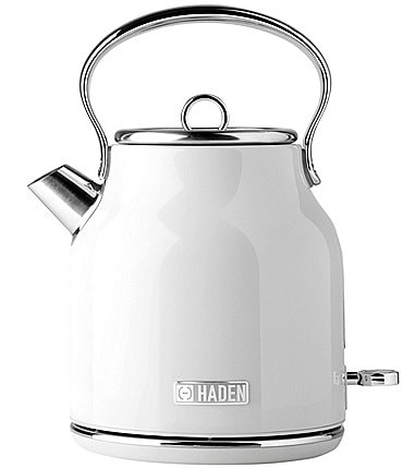 Image of Haden Heritage 1.7 Liter (7 Cup) Cordless Stainless Steel Electric Kettle with Auto Shut-Off and Boil-Dry Protection