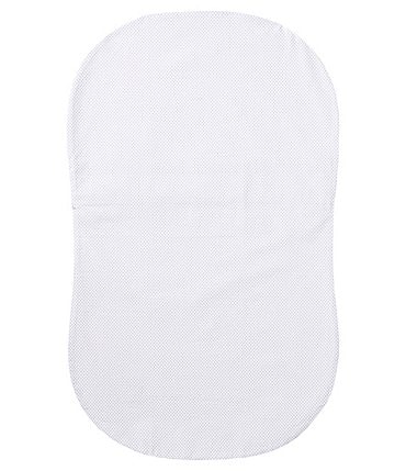 Image of Halo Pin Dot Print Fitted Sheet For BassiNest