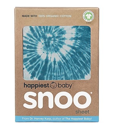 Image of Happiest Baby SNOO Baby Organic Cotton Tie-dye Bassinet Fitted Sheet for SNOO Bassinet